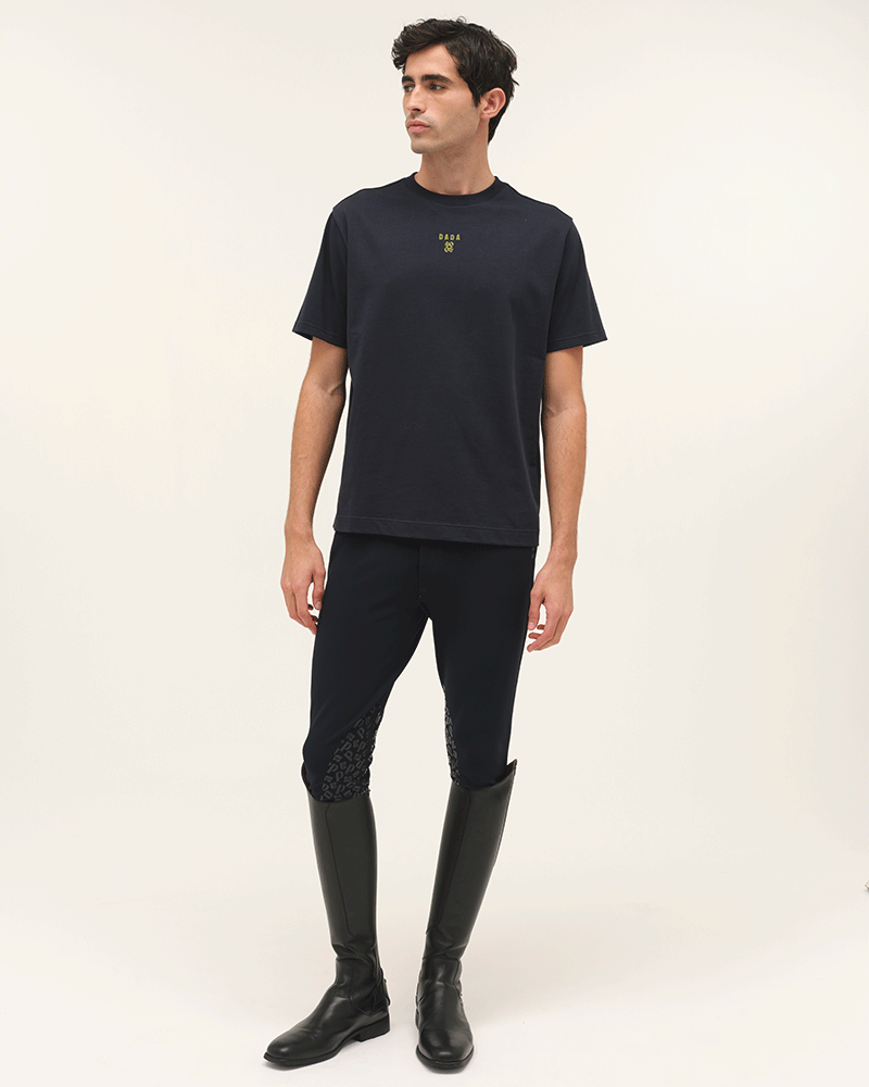 Dandy - T-shirt d'équitation homme en coton