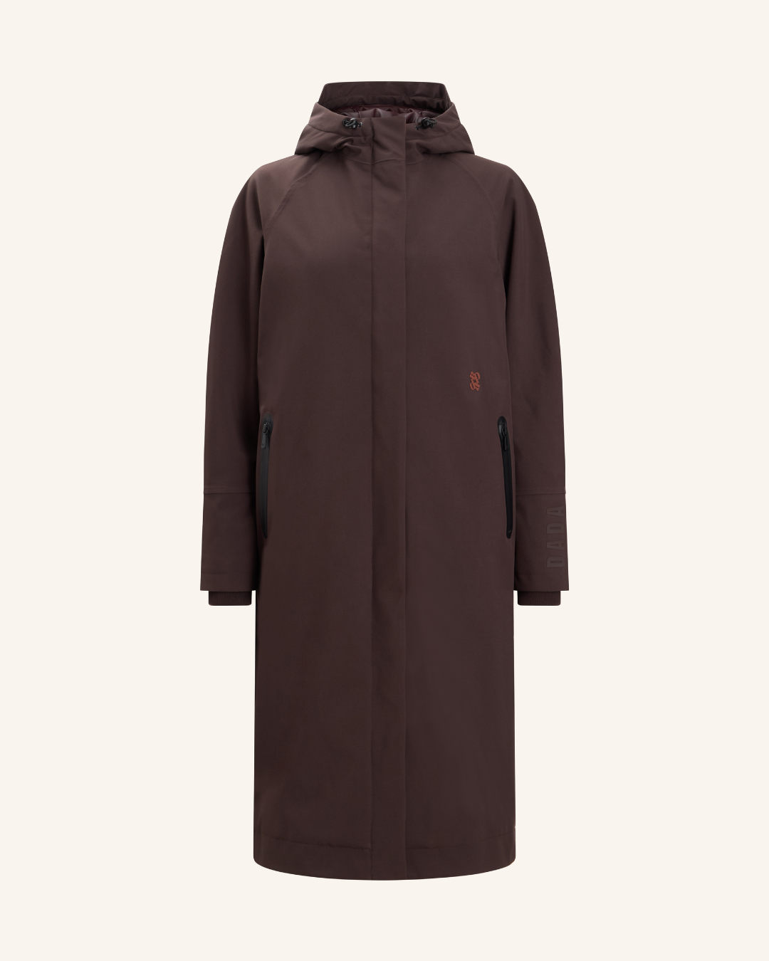 Delgado - Parka d'hiver pour l'équitation Brun