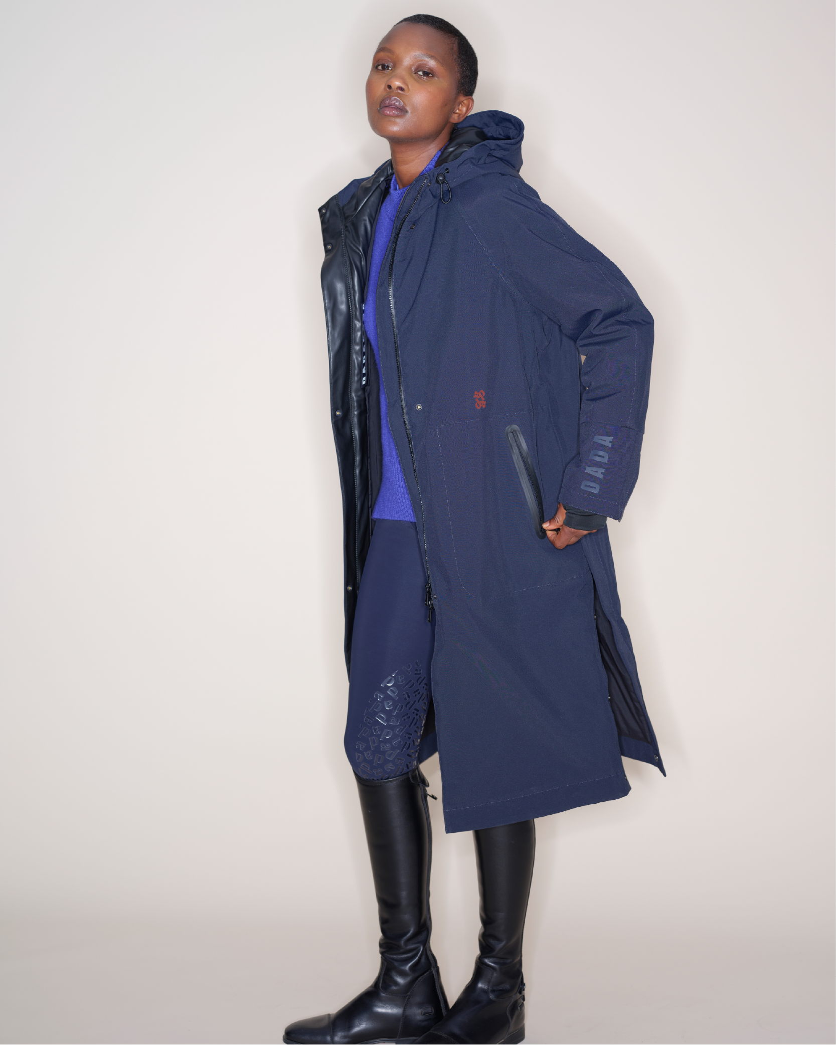Unbekannt Oilskin anteau d'équitation en cire anteau anti-poussière Unbekannt Oilskin anteau d'équitation en cire anteau anti-poussière