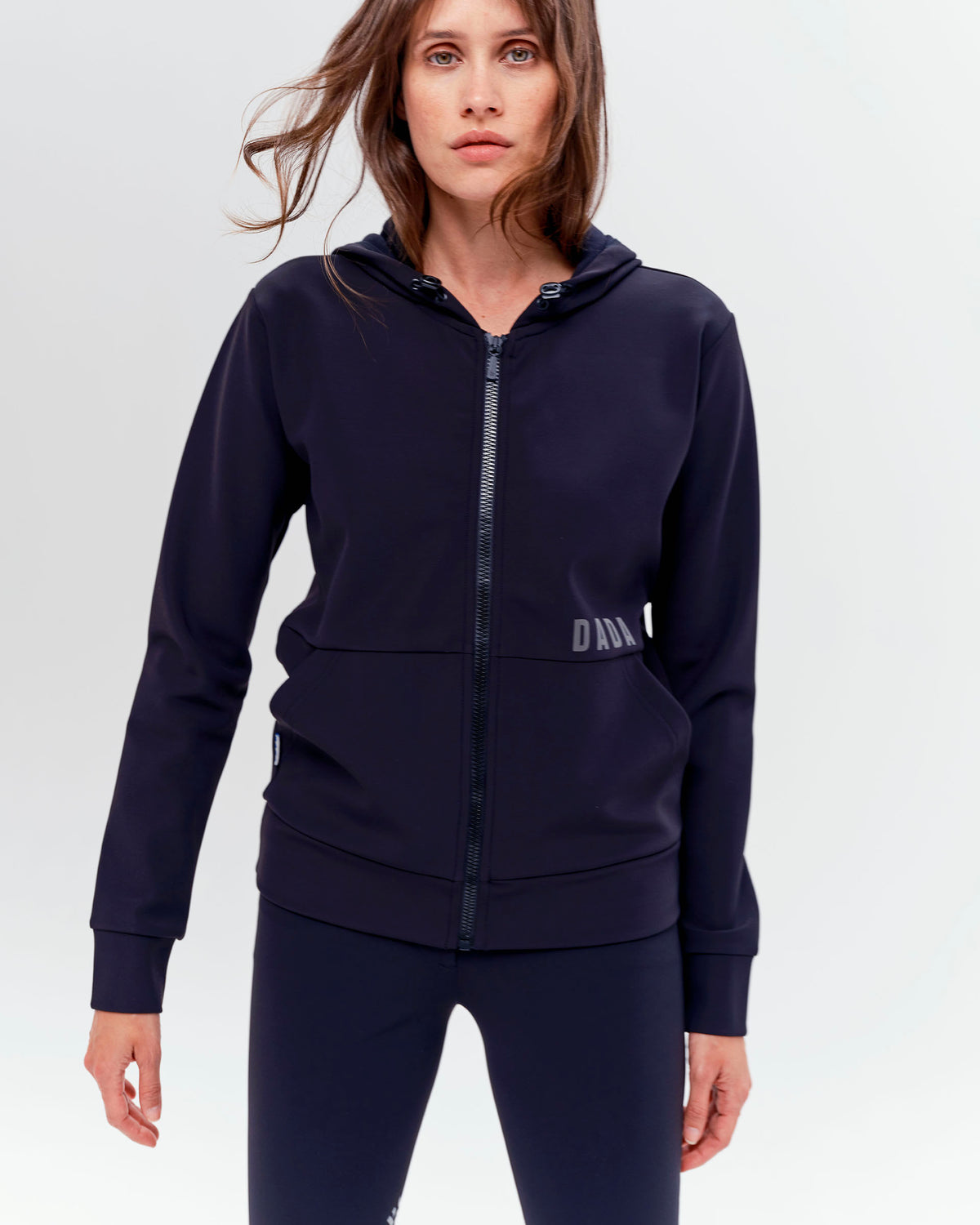 Dexter - Black Unisex Hooded Softshell Riding Jacket