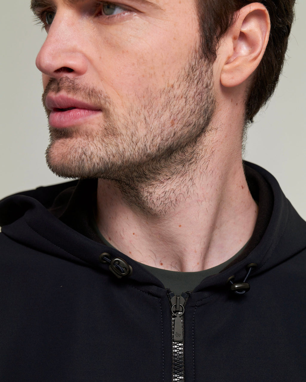 Dexter - Black Unisex Hooded Softshell Riding Jacket