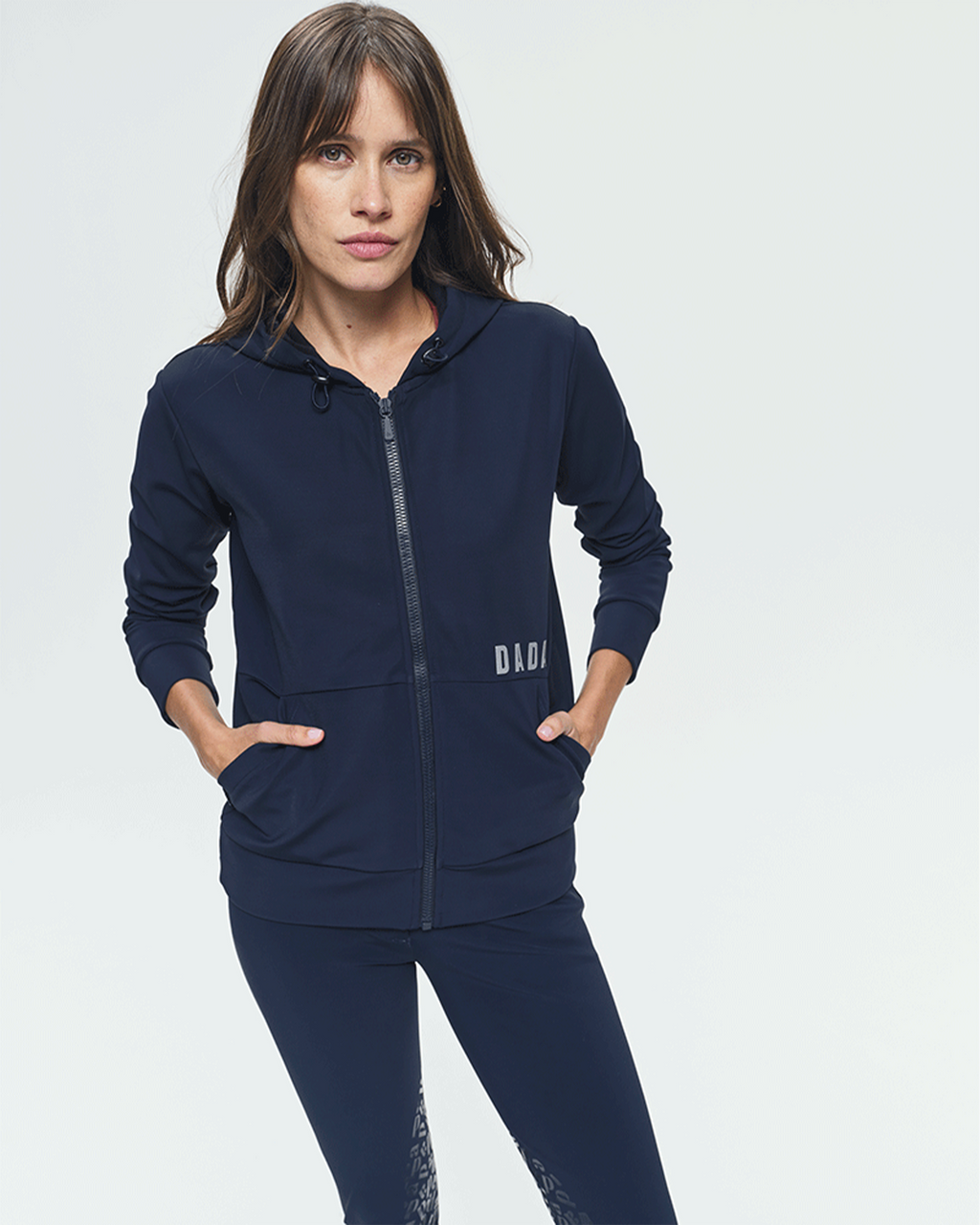 Dexter - Veste d'équitation softshell à capuche unisexe Marine