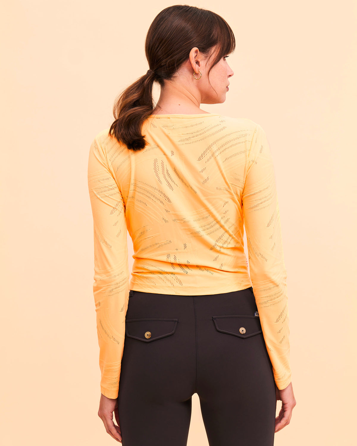 Ephebe - T-Shirt technique d'équitation manches longues. Sabayon