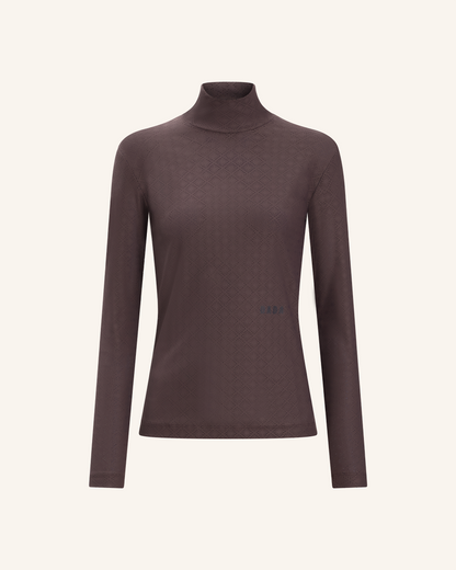 Calder - T-Shirt technique perforé d'équitation col montant