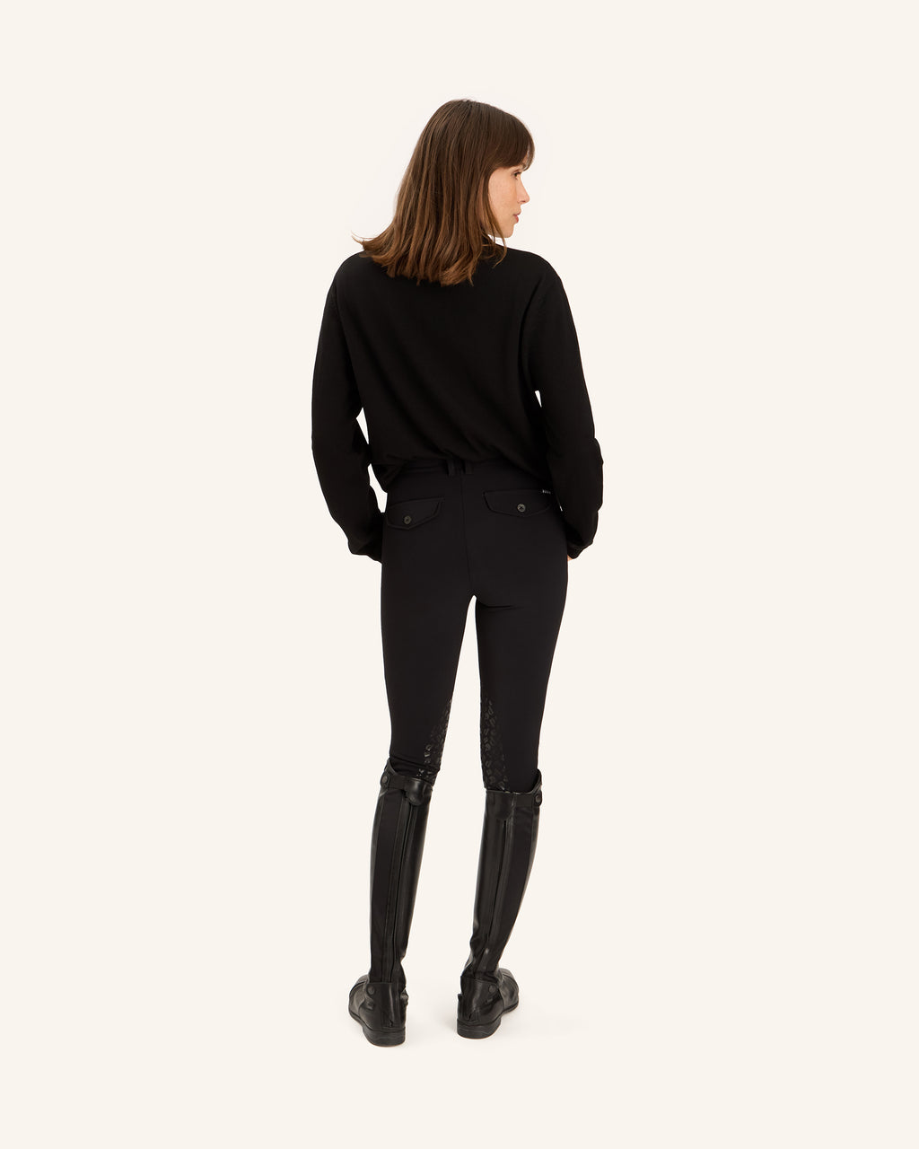 Capri - Pull polo unisexe Noir