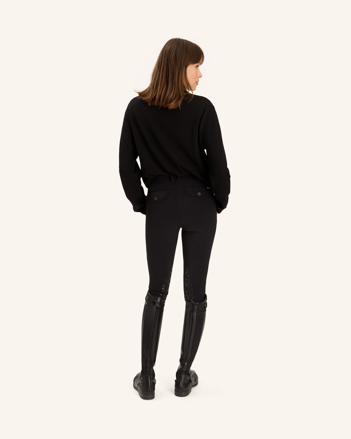 Capri - Pull polo unisexe Noir