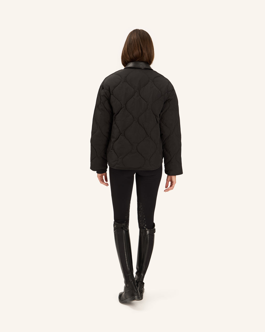 Cashmere - Black Puffer Jacket