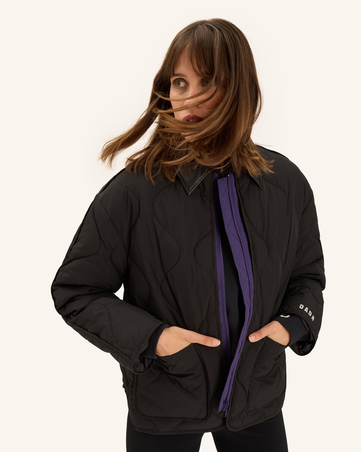 Cashmere - Black Puffer Jacket