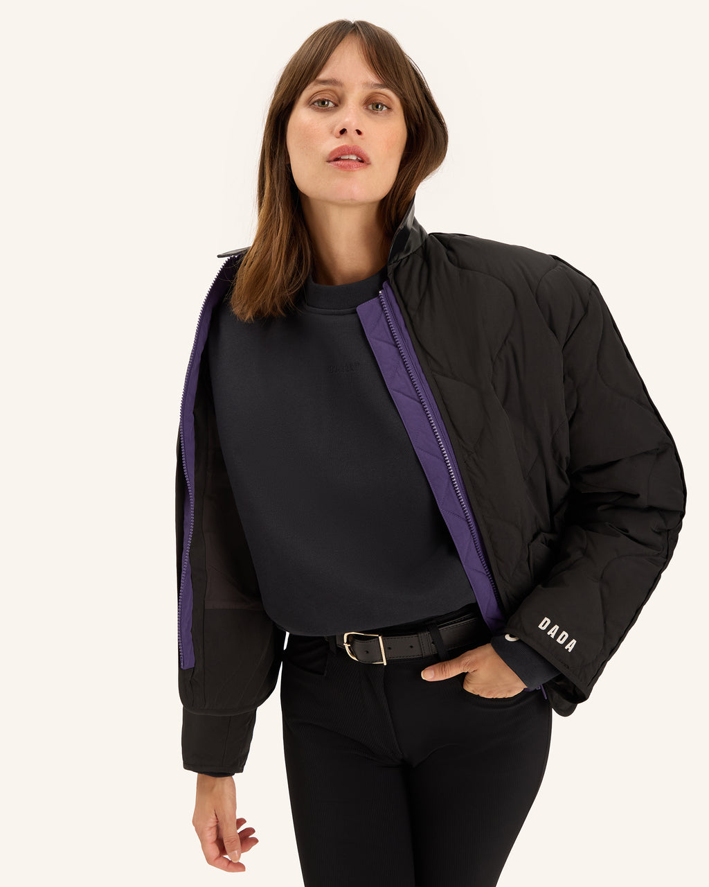 Cashmere - Black Puffer Jacket