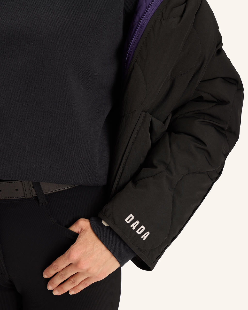 Cashmere - Black Puffer Jacket