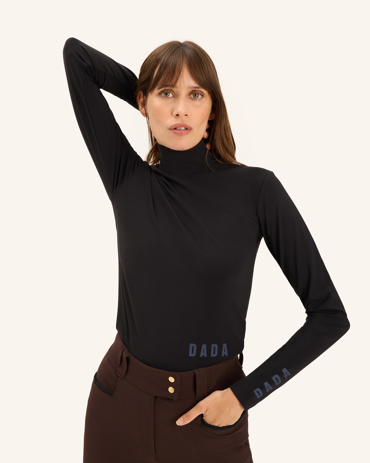 Consul - T-Shirt technique col montant d'équitation Midnight