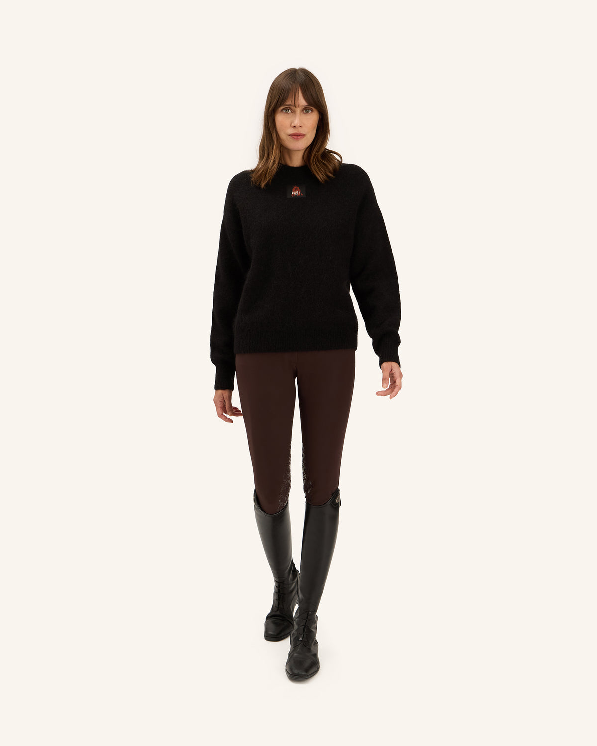 Eclipse - Black Mohair Wool Sweater