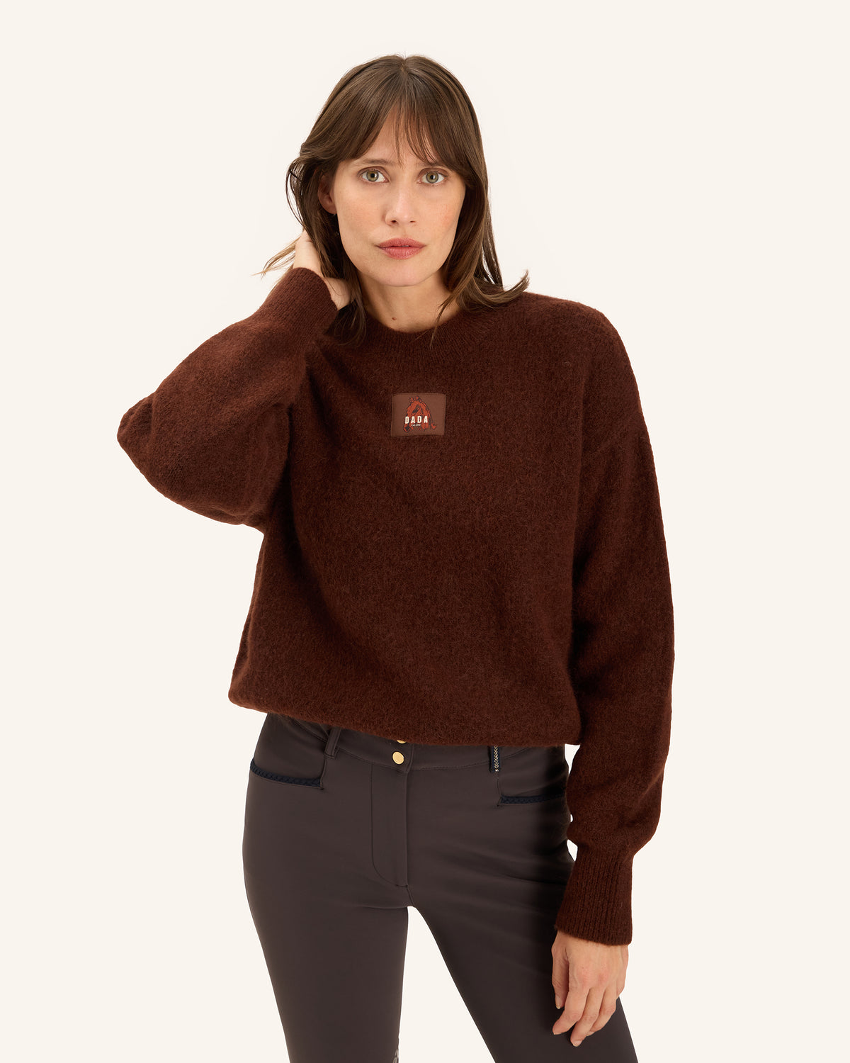 Eclipse - Hazelnut Mohair Wool Sweater