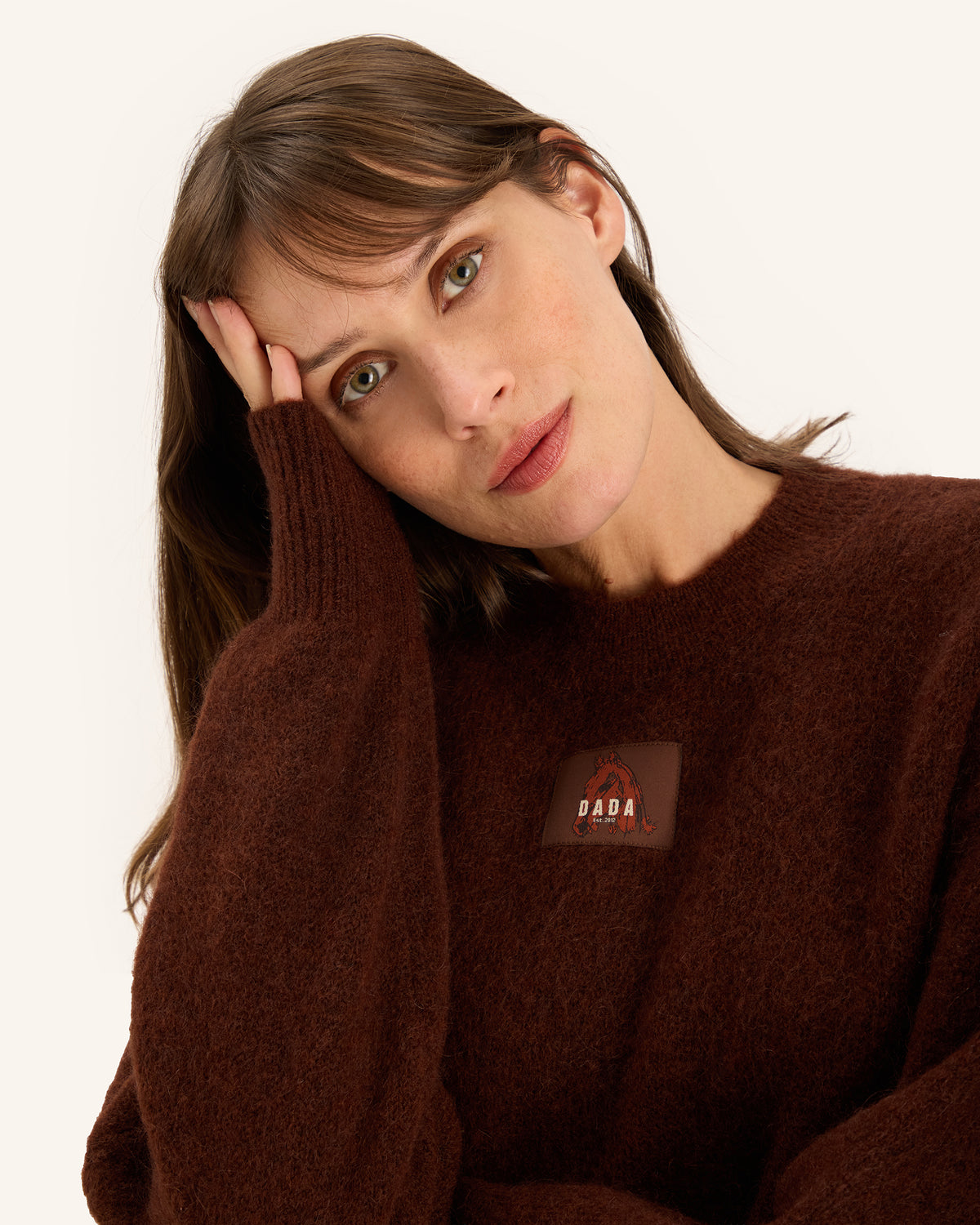 Eclipse - Hazelnut Mohair Wool Sweater