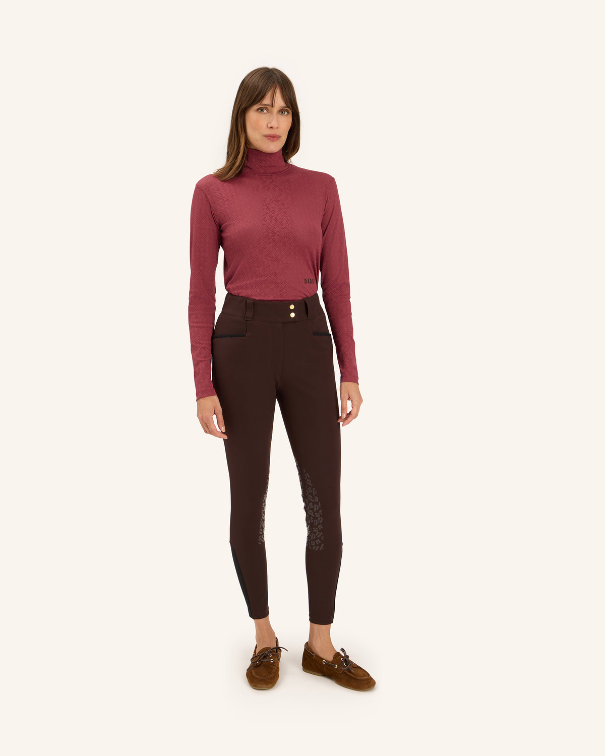 Kit New - Shaping Riding Breeches with Grip Chocolate