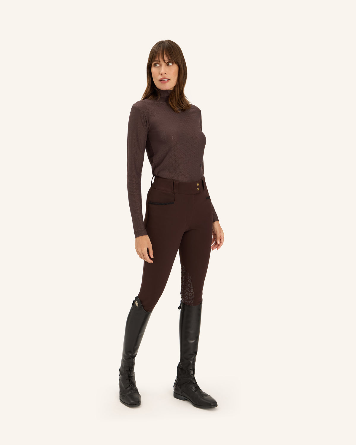 Kit New - Pantalon d'équitation galbant avec grip