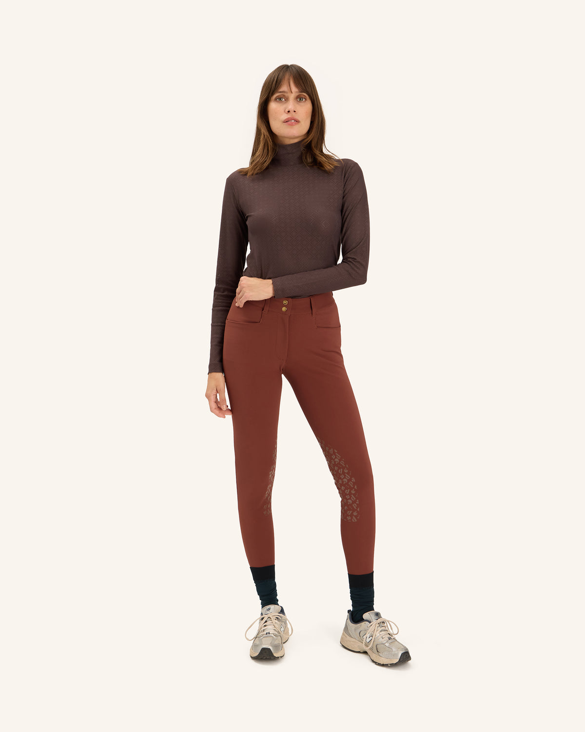 Sagaro - Pantalon d'équitation 80's Noisette