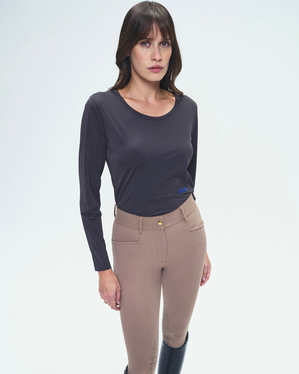 Gerry - Pantalon d'équitation chaud avec grip Moka
