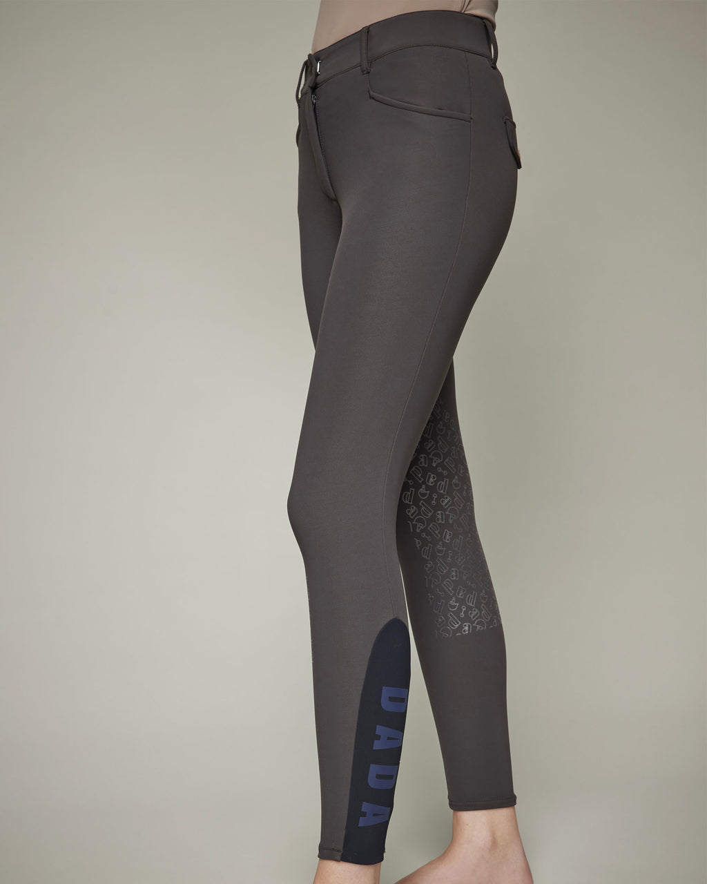 Gerry - Pantalon d'équitation chaud avec grip Terre brûlée