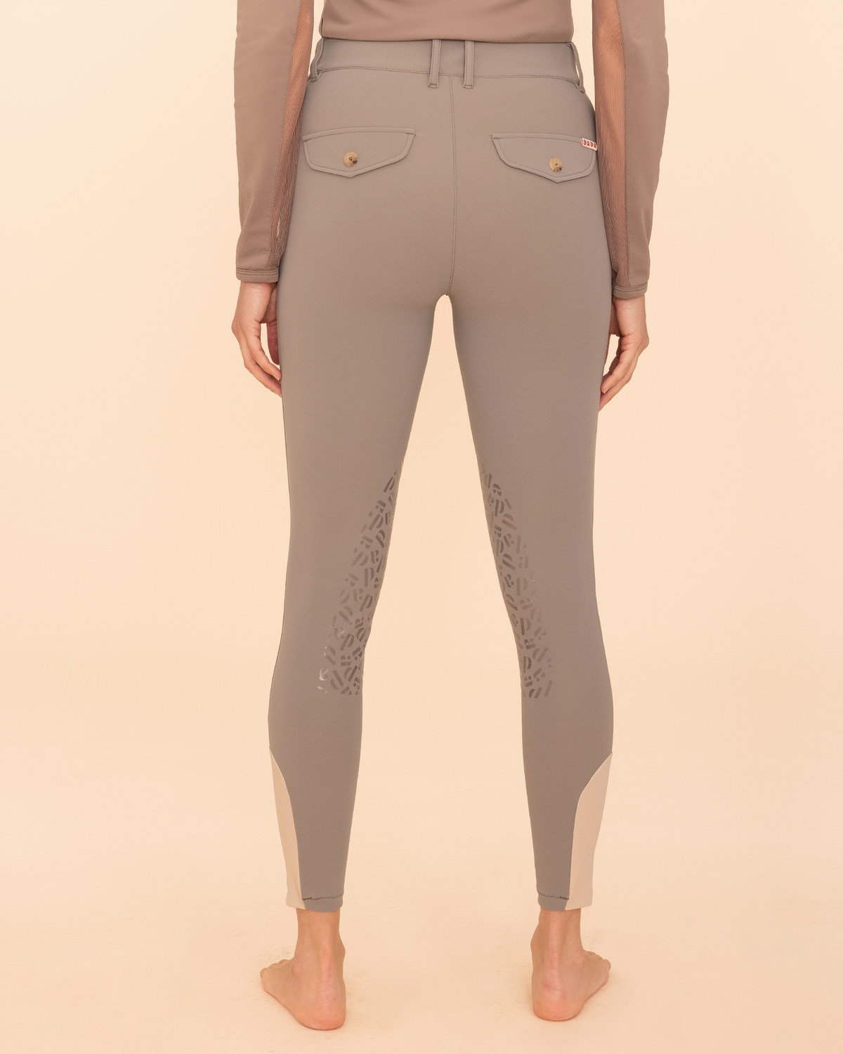 Giovani Grip - Pantalon d'équitation galbant avec grip Argile