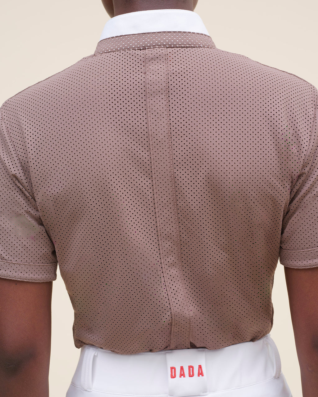 Helios - Glacé Brown Equestrian Competition Polo Shirt