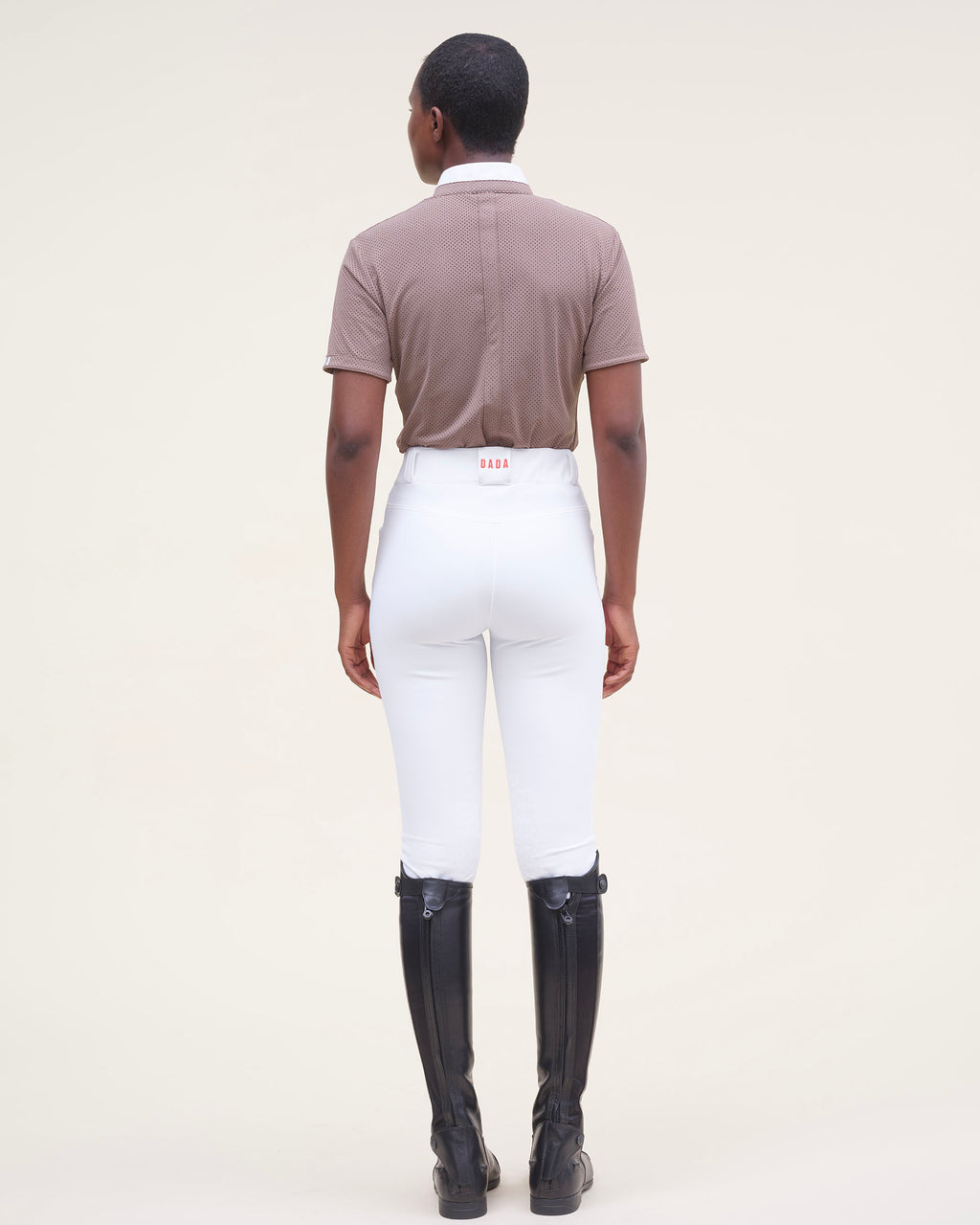 Helios - Glacé Brown Equestrian Competition Polo Shirt
