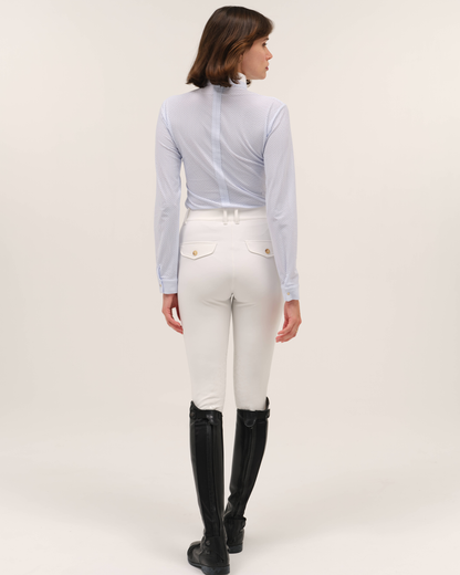 Helios ML - Polo de concours d'équitation manches longues