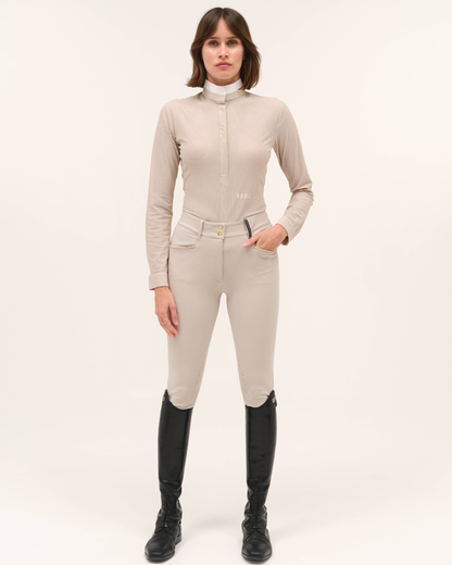 Helios ML - Polo de concours d'équitation manches longues