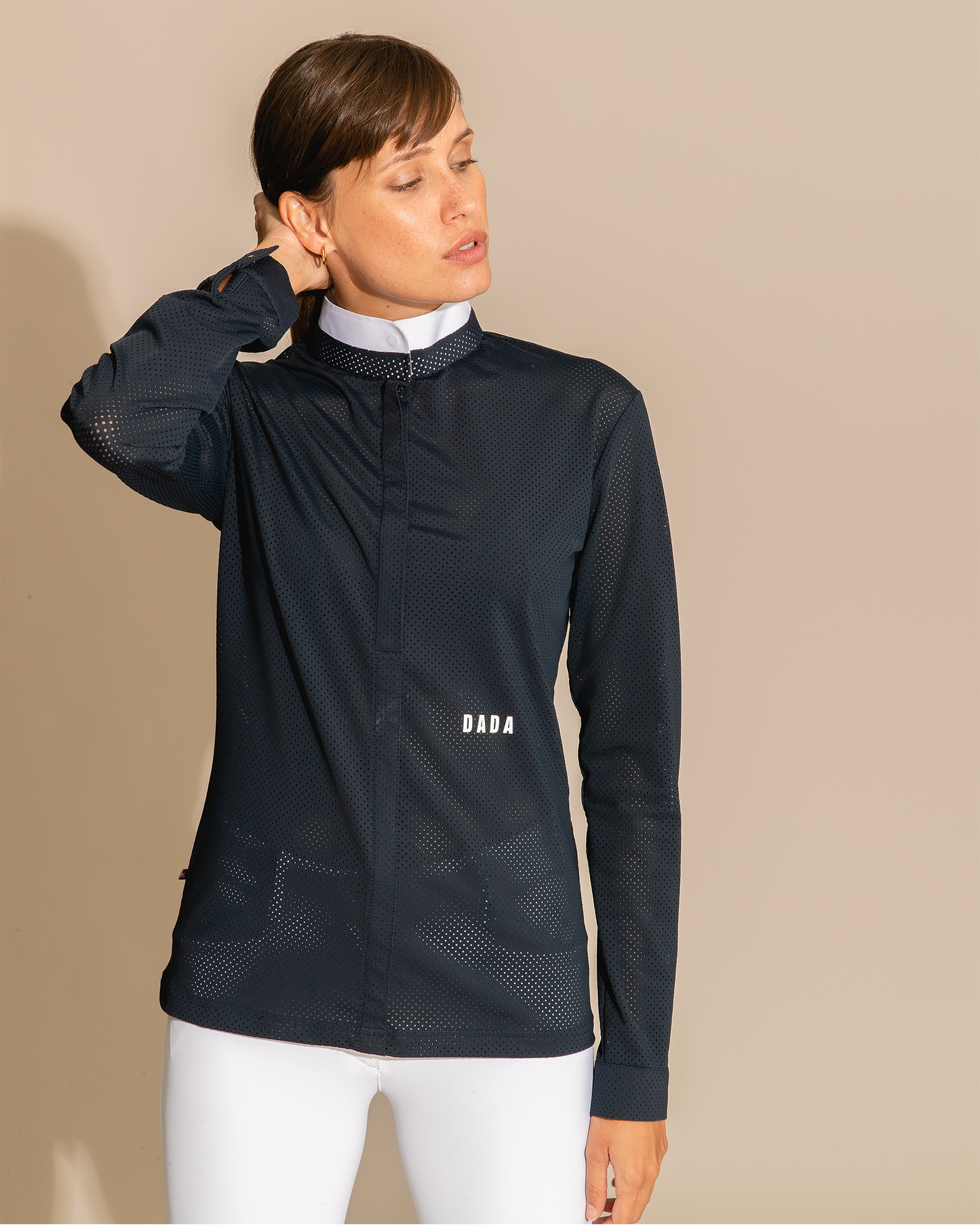 Helios ML - Polo de concours d'équitation manches longues