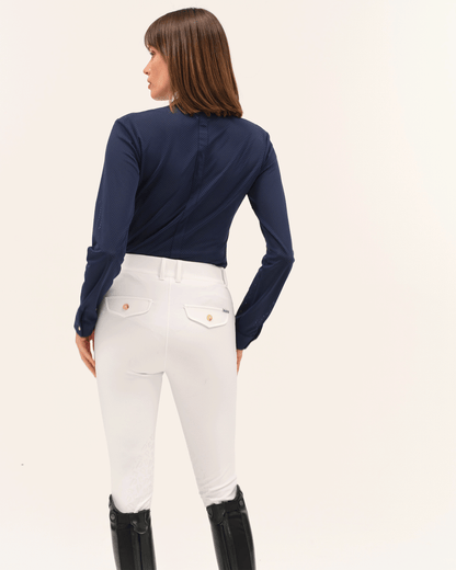 Helios ML - Polo de concours d'équitation manches longues