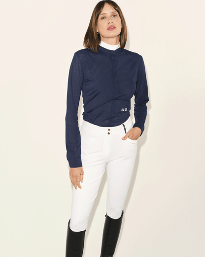 Helios ML - Polo de concours d'équitation manches longues