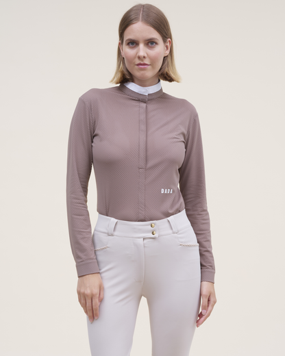 Helios ML - Polo de concours d'équitation manches longues