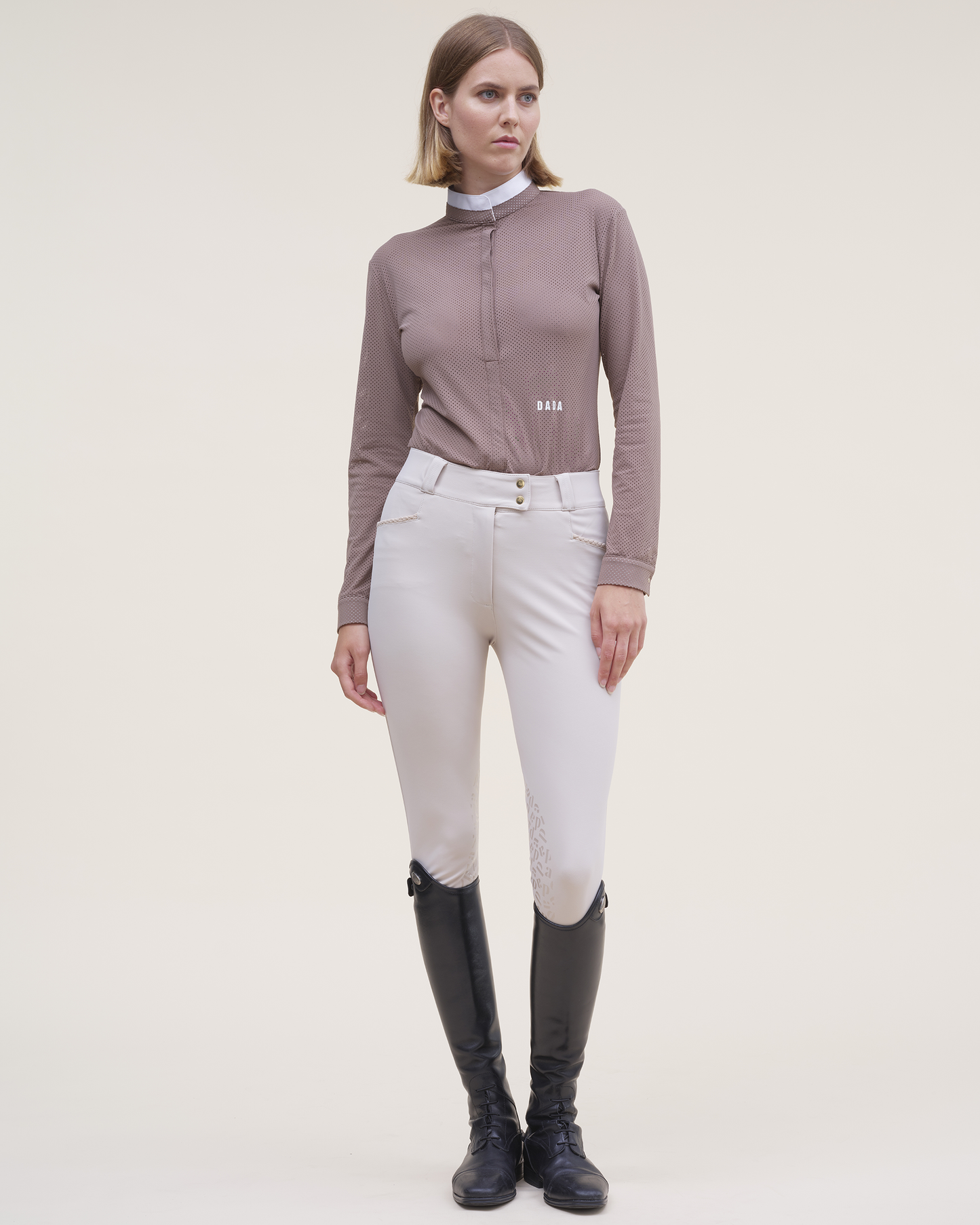 Helios ML - Polo de concours d'équitation manches longues