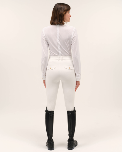 Helios ML - Polo de concours d'équitation manches longues