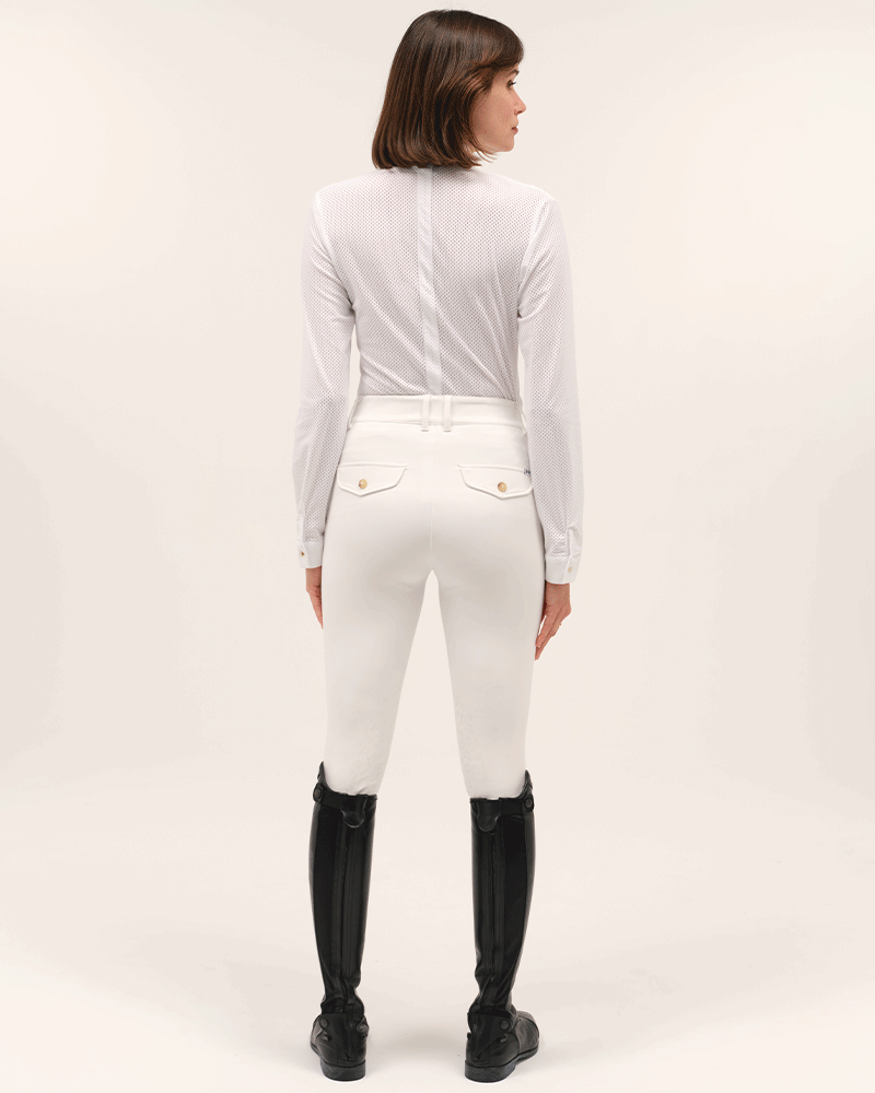 Helios ML - Polo de concours d'équitation manches longues