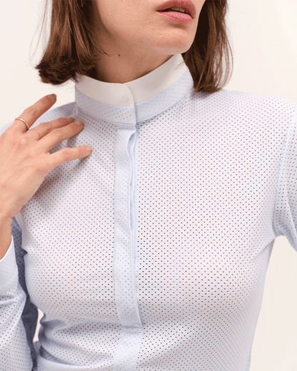 Helios ML - Polo de concours d'équitation manches longues