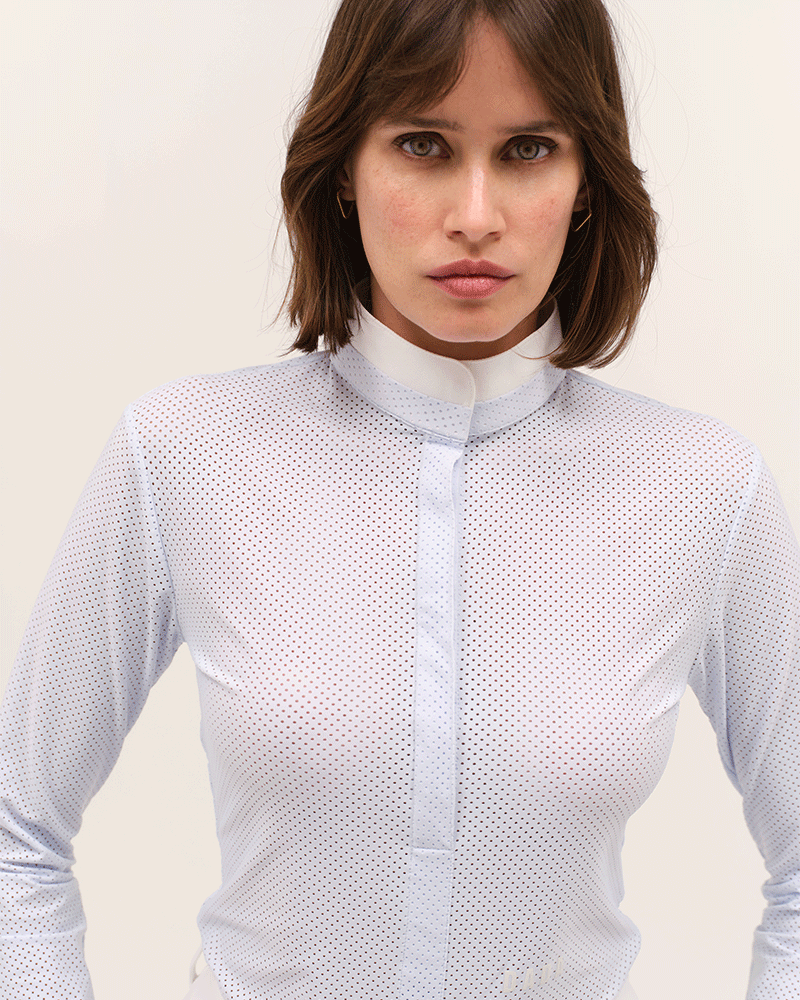 Helios ML - Polo de concours d'équitation manches longues