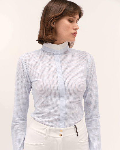 Helios ML - Polo de concours d'équitation manches longues