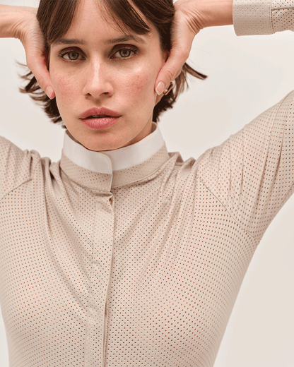 Helios ML - Polo de concours d'équitation manches longues