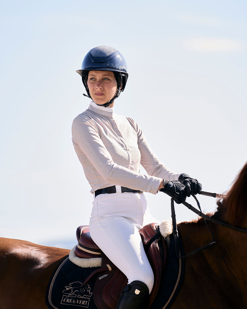 Helios ML - Polo de concours d'équitation manches longues