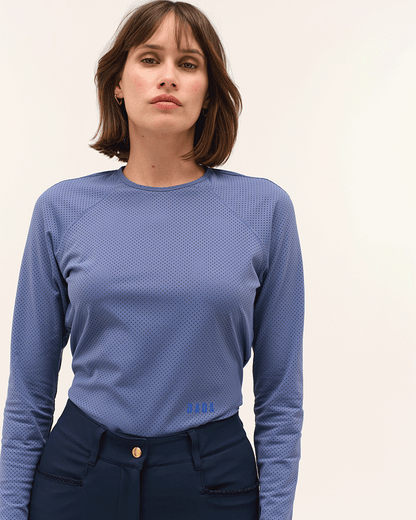 Jazz - T-shirt technique d'équitation manches longues microperforé