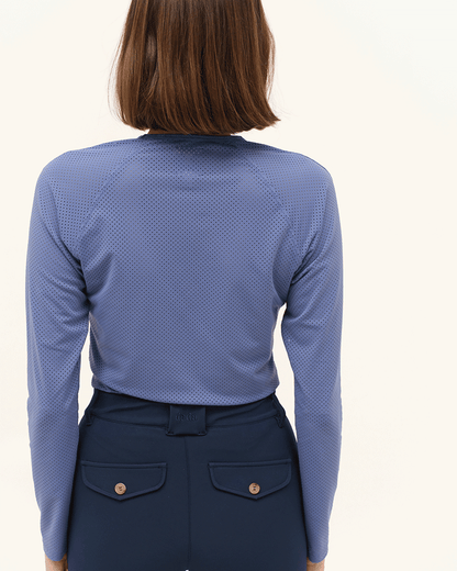 Jazz - T-shirt technique d'équitation manches longues microperforé