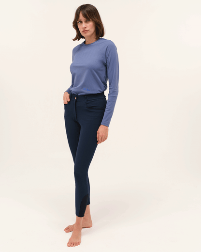 Jazz - T-shirt technique d'équitation manches longues microperforé