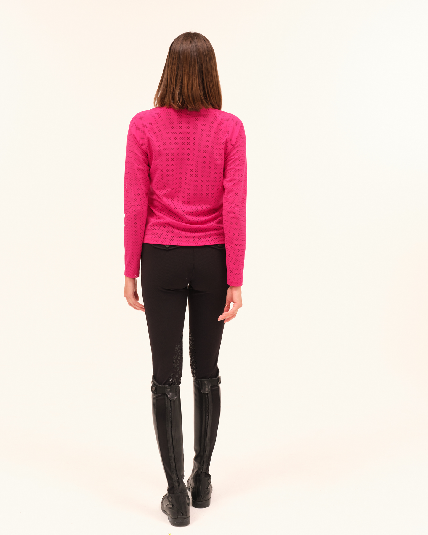 Jazz - Micro-Perforated Long-Sleeve Equestrian T-Shirt