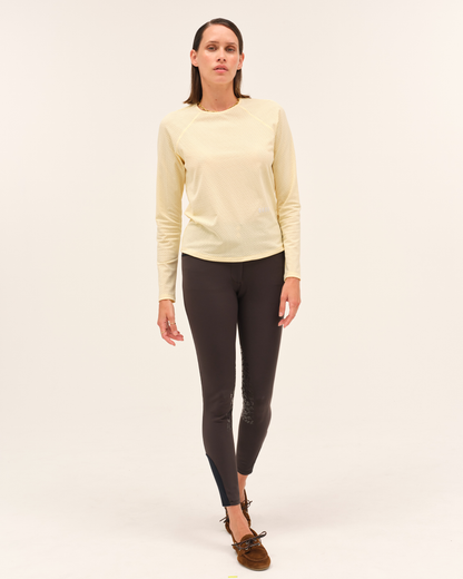 Jazz - Micro-Perforated Long-Sleeve Equestrian T-Shirt