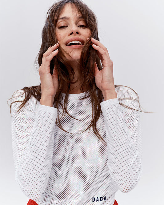 Jazz - Micro-Perforated Long-Sleeve Equestrian T-Shirt