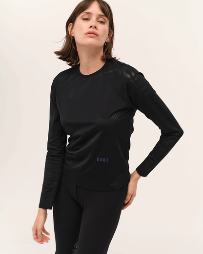 Jazz - T-shirt technique d'équitation manches longues microperforé