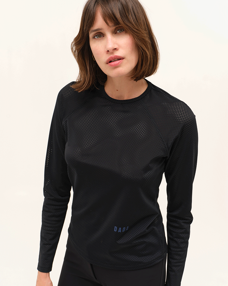 Jazz - T-shirt technique d'équitation manches longues microperforé