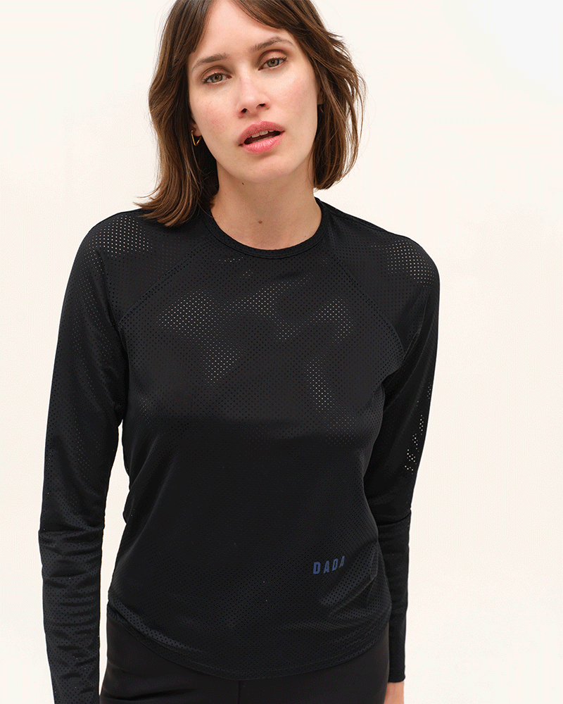 Jazz - T-shirt technique d'équitation manches longues microperforé