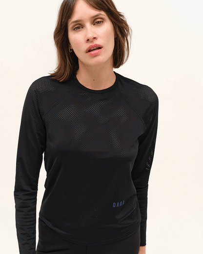 Jazz - T-shirt technique d'équitation manches longues microperforé